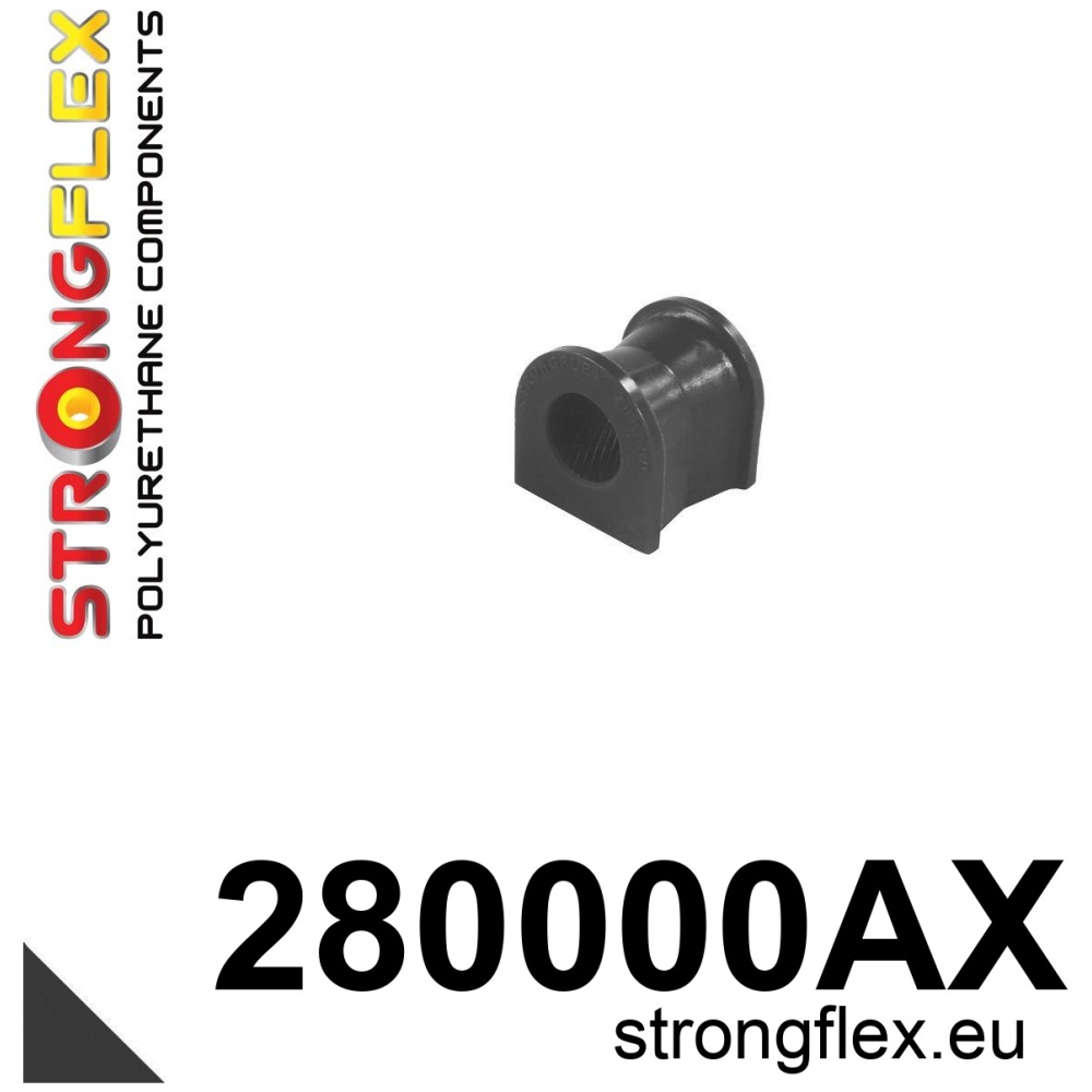 Strongflex Nissan Fairlady Voorste stabilisatorrubber SPORT ZWART – 280000AX