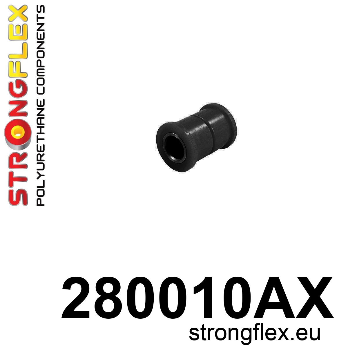 Strongflex Nissan Fairlady Achterste draagarmrubber - buitenzijde SPORT ZWART – 280010AX 1 Strongflex Nissan Fairlady Achterste draagarmrubber – buitenzijde SPORT ZWART – 280010AX