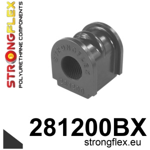Strongflex Nissan Micra Voorste stabilisatorrubber ZWART – 281200BX