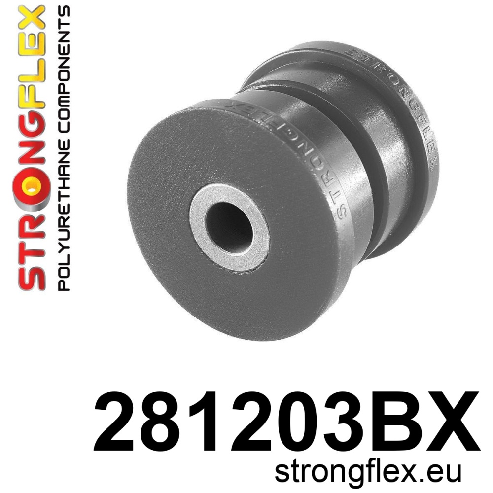 Strongflex Nissan Micra Achterste draagarm – voorste rubber ZWART – 281203BX