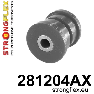 Strongflex Nissan Micra Rubber ophanging achteras-subframe bovenste draagarm SPORT ZWART – 281204AX