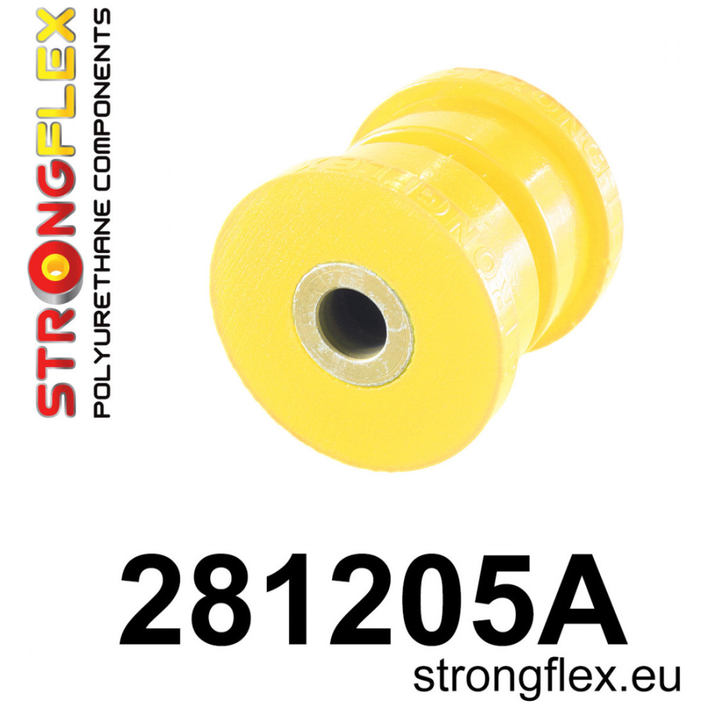 Strongflex Nissan Micra Achterste onderste draagarm - achterste rubber SPORT – 281205A