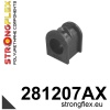 Strongflex Nissan 100NX / 300ZX / Almera Voorste stabilisatorrubber 19-27mm SPORT ZWART – 281207AX