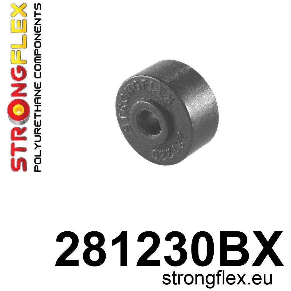Strongflex Infiniti / Nissan Rubber voorste koppelstang ZWART – 281230BX