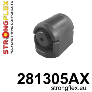 Strongflex Infiniti / Nissan Vooras draagarm achterste rubber SPORT ZWART – 281305AX