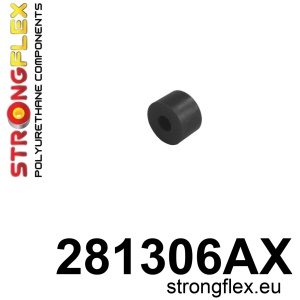 Strongflex Infiniti / Nissan Rubber voorste/achterste koppelstang SPORT ZWART – 281306AX
