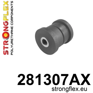 Strongflex Infiniti / Nissan Achteras onderste langsdraagarm voorste rubber SPORT ZWART – 281307AX
