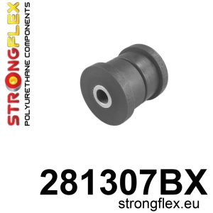 Strongflex Infiniti / Nissan Achteras onderste langsdraagarm voorste rubber ZWART – 281307BX