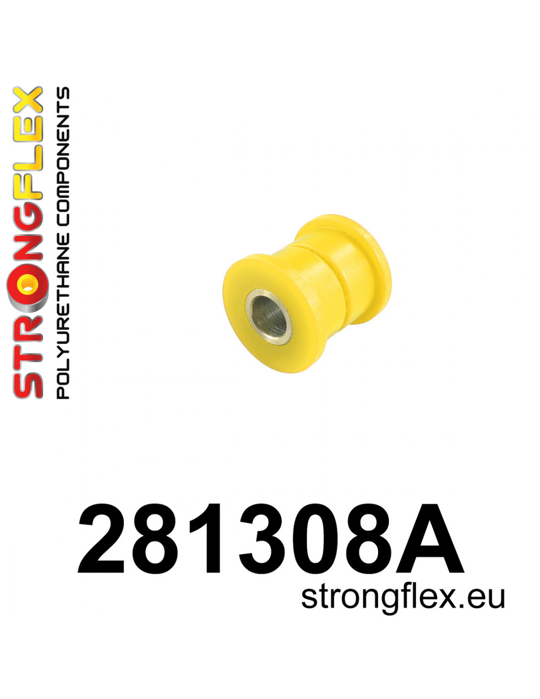 Strongflex Infiniti / Nissan Rubber achteras draagarm SPORT – 281308A 1 Strongflex Infiniti / Nissan Rubber achteras draagarm SPORT – 281308A