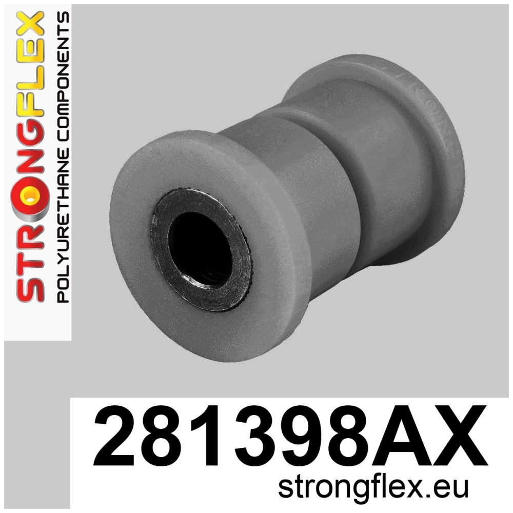 Strongflex Nissan Laurel / Silvia / 200SX Rubber onderste draagarm SPORT ZWART – 281398AX
