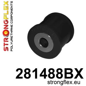 Strongflex Nissan Patrol Rubber panhardstang voor- en achteras 14mm- bevestiging aan carrosserie ZWART – 281488BX