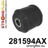 Strongflex Infiniti / Nissan Rubber achteras-subframe ophanging SPORT ZWART – 281594AX