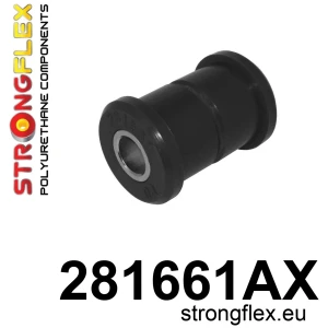 Strongflex Nissan Almera Vooras draagarm rubber voor SPORT ZWART – 281661AX