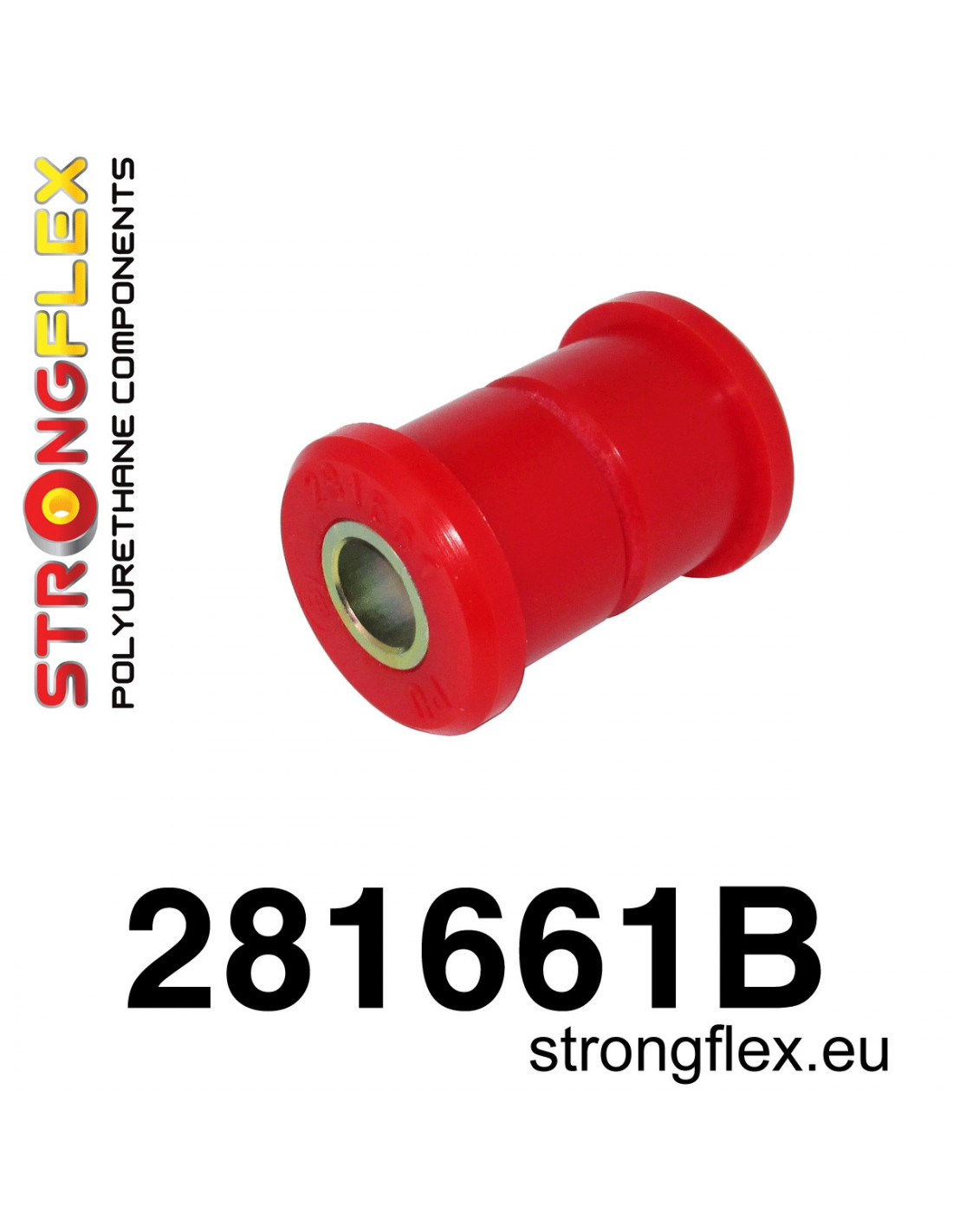 Strongflex Nissan Almera Vooras draagarm rubber voor – 281661B 1 Strongflex Nissan Almera Vooras draagarm rubber voor – 281661B