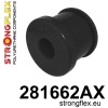 Strongflex Nissan Almera Vooras draagarm achterste rubber SPORT ZWART – 281662AX