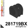 Strongflex Infiniti / Nissan Voorste stabilisatorrubber ZWART – 281719BX