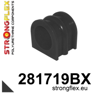 Strongflex Infiniti / Nissan Voorste stabilisatorrubber ZWART – 281719BX