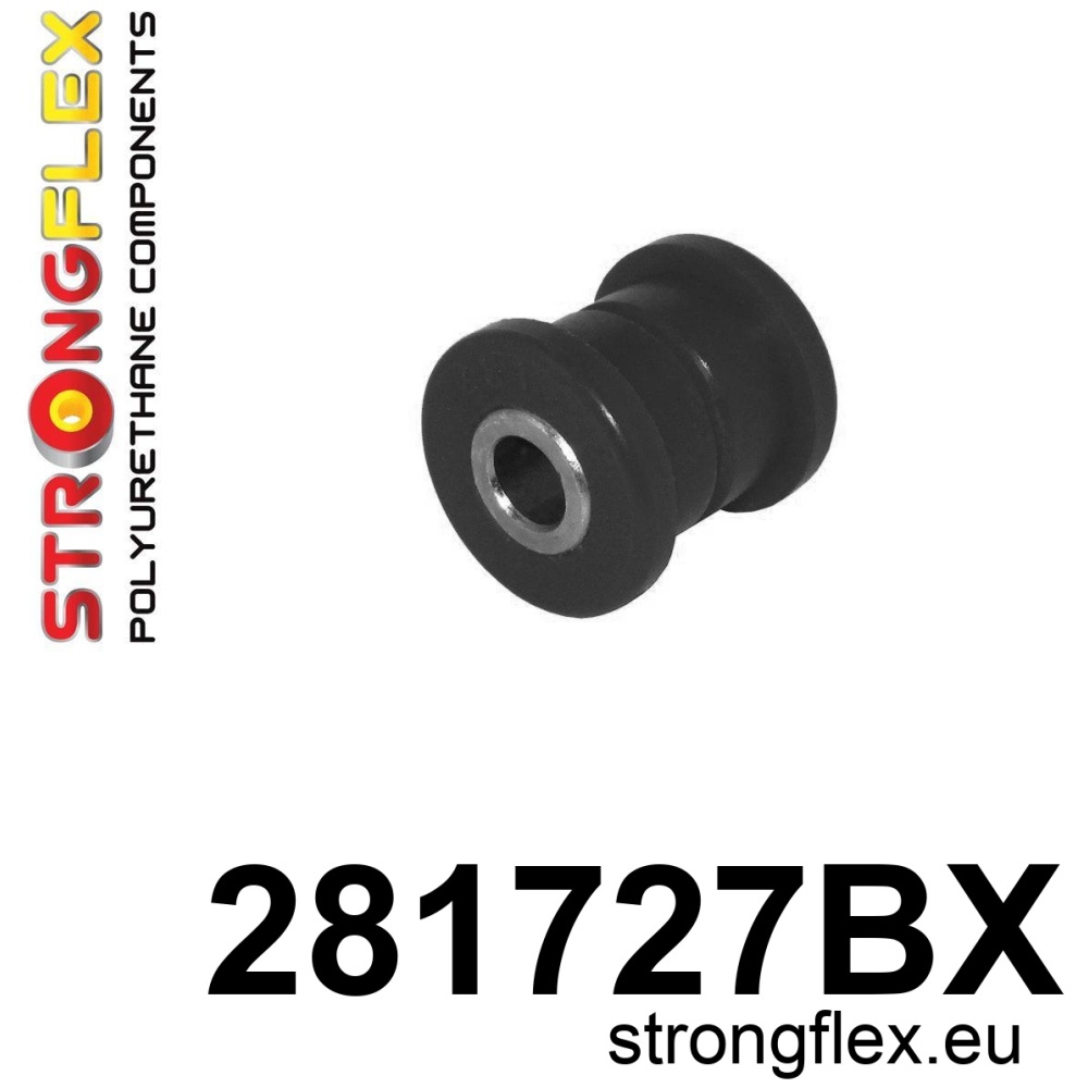 Strongflex Infiniti / Nissan Achteras onderste voorste draagarm buitenste rubber ZWART – 281727BX
