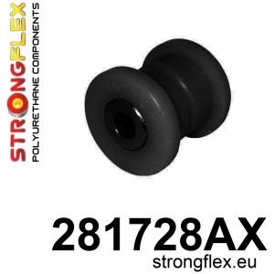 Strongflex Infiniti / Nissan Achteras onderste achterste draagarm binnenste rubber SPORT ZWART – 281728AX