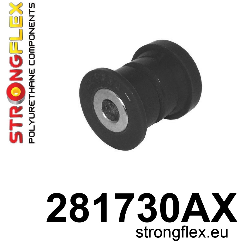Strongflex Infiniti / Nissan Achteras bovenste draagarm rubber SPORT ZWART – 281730AX