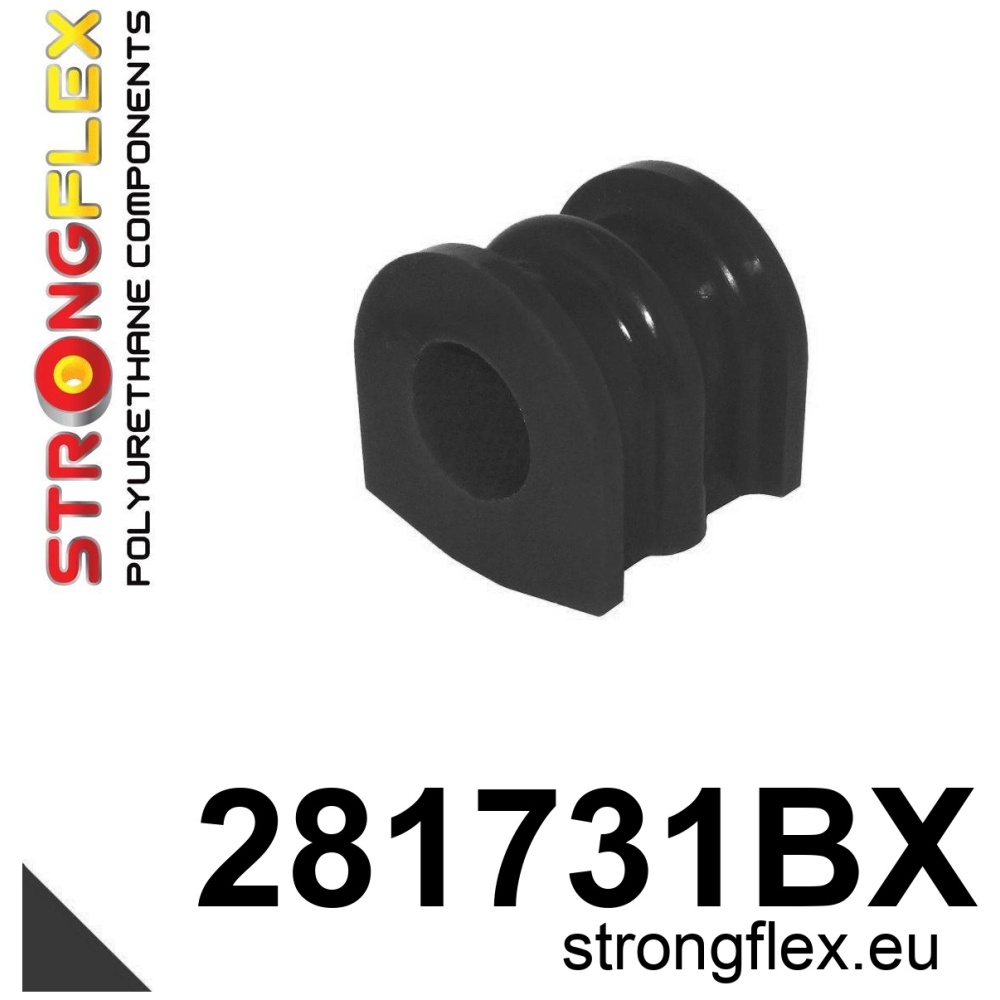 Strongflex Infiniti / Nissan Achterste stabilisatorrubber ZWART – 281731BX
