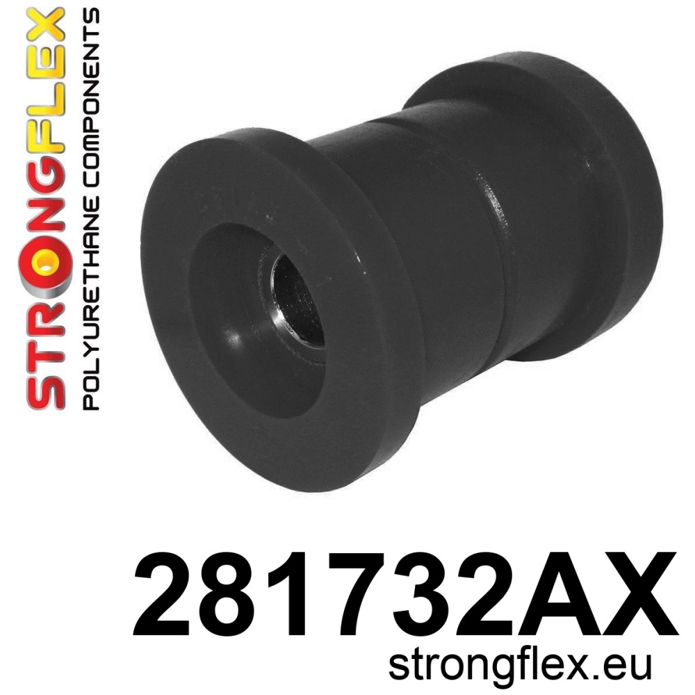 Strongflex Infiniti / Nissan Achteras-subframe ton-lager rubber voor SPORT ZWART – 281732AX