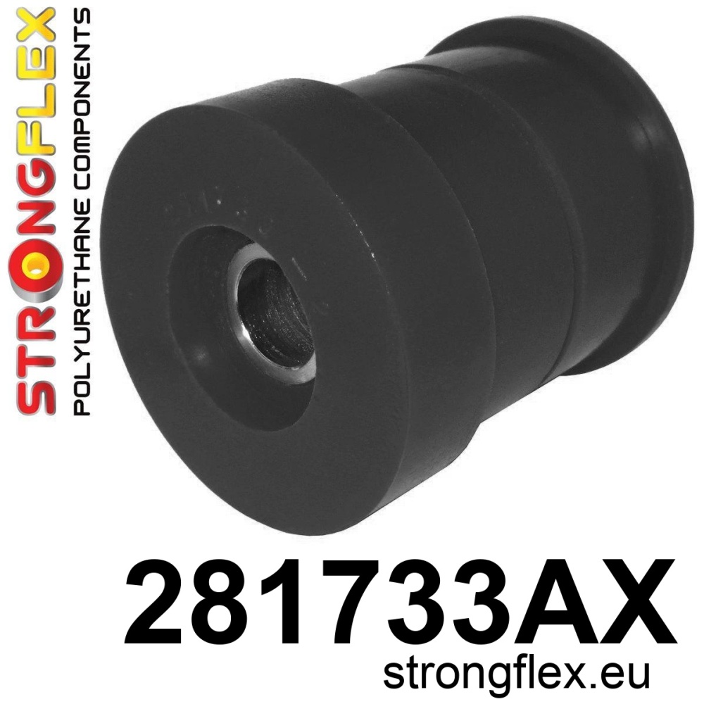 Strongflex Infiniti / Nissan Achteras-subframe ton-lager rubber achter SPORT ZWART – 281733AX
