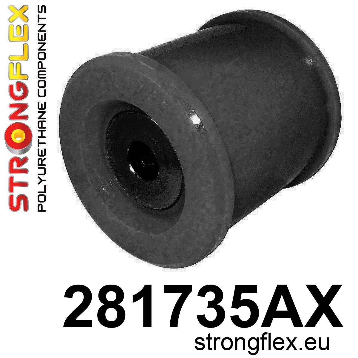 Strongflex Infiniti / Nissan Achterste differentieel - achterste rubber SPORT ZWART – 281735AX 1 Strongflex Infiniti / Nissan Achterste differentieel – achterste rubber SPORT ZWART – 281735AX