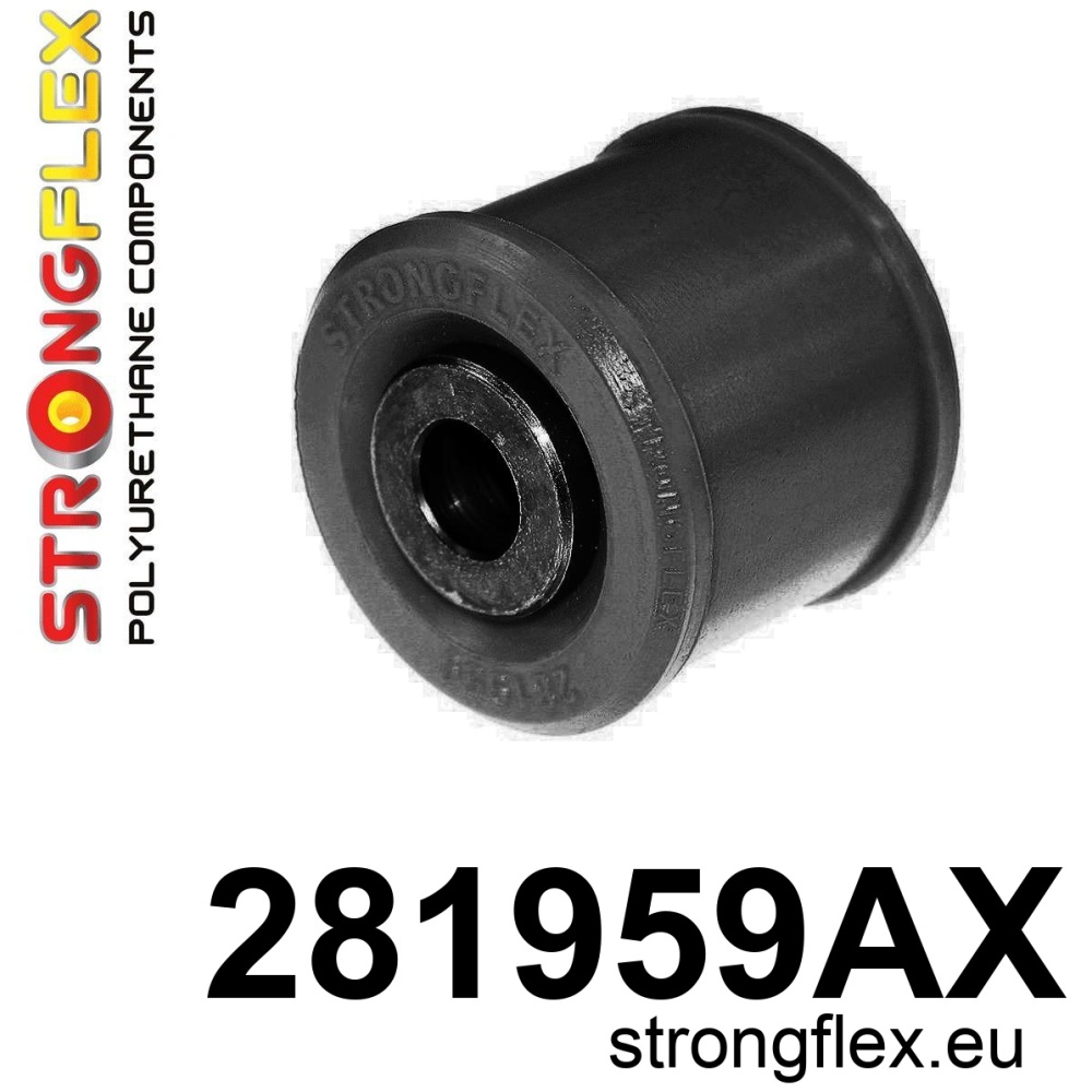 Strongflex Nissan Cefiro / Skyline / 300ZX Achteras onderste schokdemper rubber 45mm SPORT ZWART – 281959AX