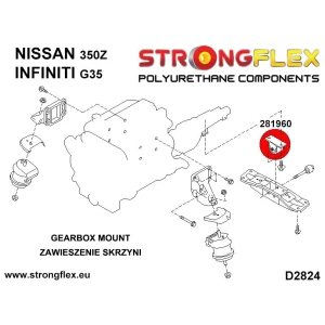 Strongflex Infiniti / Nissan Inzet transmissieophanging – 281960B