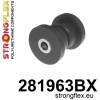 Strongflex Infiniti / Nissan Voorste onderste draagarm – voorste rubber ZWART – 281963BX