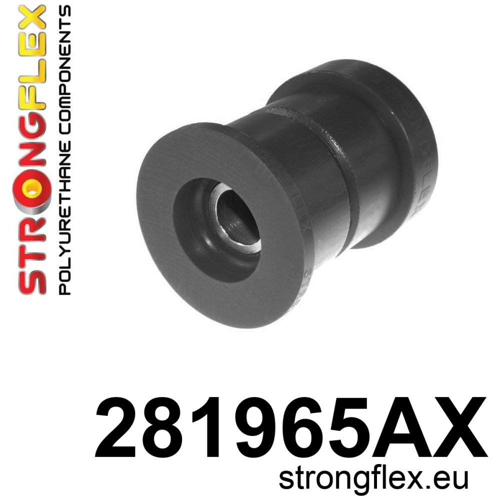 Strongflex Infiniti / Nissan Achteras-subframer- voorste rubber SPORT ZWART – 281965AX