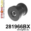 Strongflex Infiniti / Nissan Achteras-subframer- achterste rubber ZWART – 281966BX