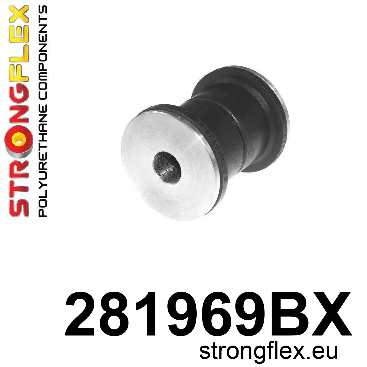 Strongflex Infiniti / Nissan Silentbloc de crémaillère NOIR – 281969BX 1 Strongflex Infiniti / Nissan Silentbloc de crémaillère NOIR – 281969BX