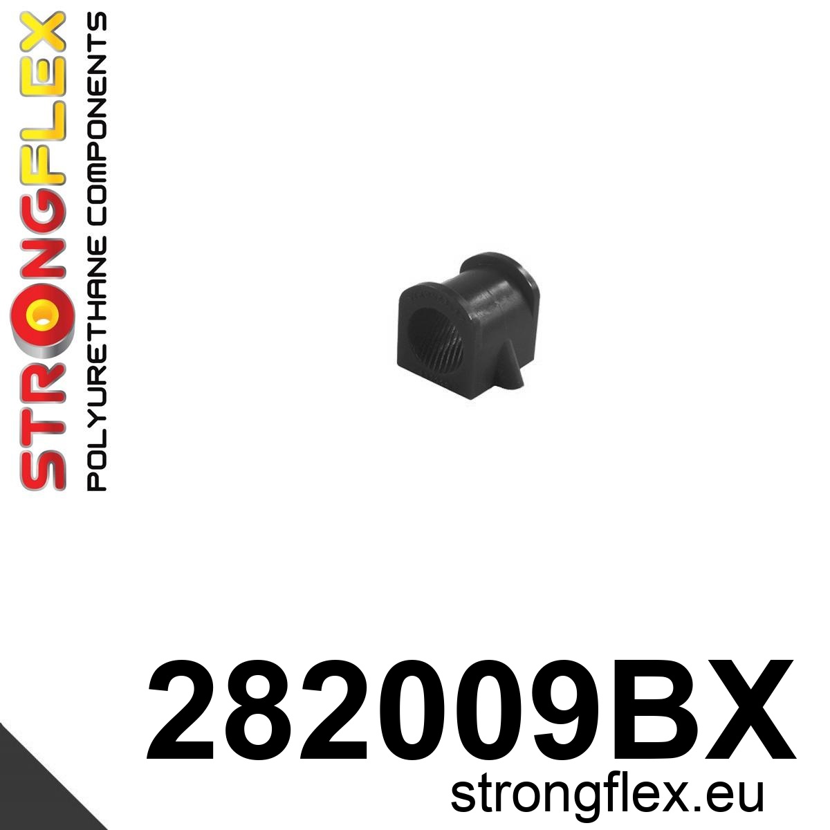 Strongflex Nissan Maxima Voorste stabilisatorrubber ZWART – 282009BX 1 Strongflex Nissan Maxima Voorste stabilisatorrubber ZWART – 282009BX