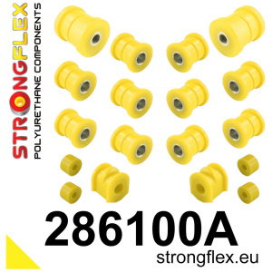Strongflex Nissan 100NX / Sunny / Pulsar Polyurethaan rubberset achteras SPORT – 286100A