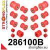 Strongflex Nissan 100NX / Sunny / Pulsar Polyurethaan rubberset achteras – 286100B