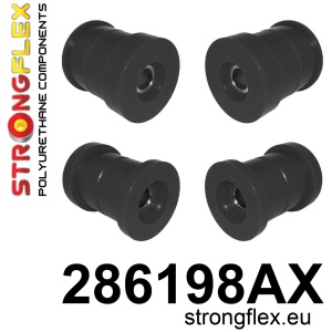 Strongflex Infiniti / Nissan Achteras-subframe ton-lager rubber voor SPORT ZWART – 281732AX