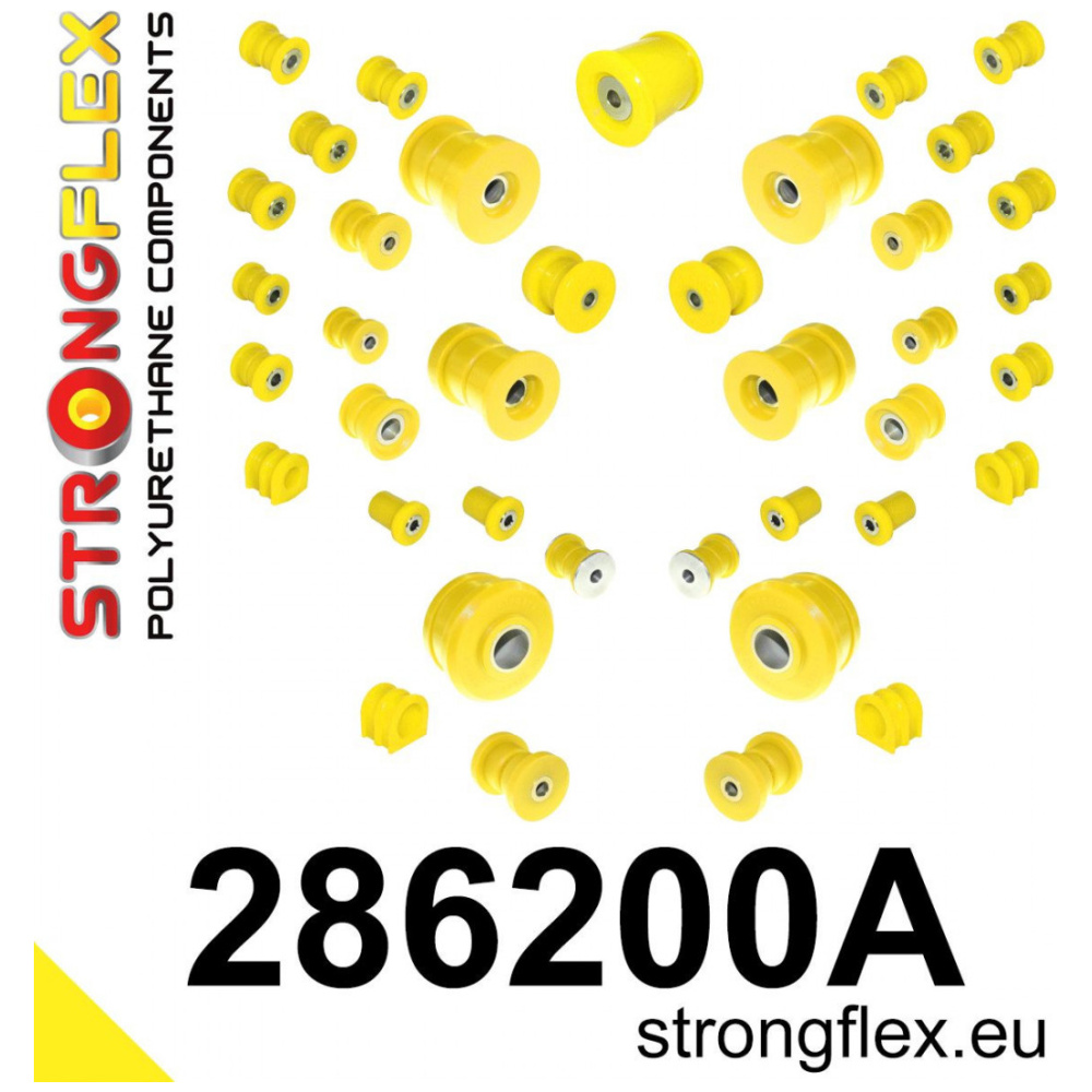 Strongflex Infiniti / Nissan Complete ophangingsrubbers-Set SPORT – 286200A