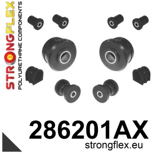 Strongflex Infiniti / Nissan Voorste onderste draagarm – voorste rubber SPORT ZWART – 281963AX