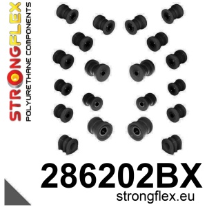Strongflex Infiniti / Nissan Achterste rubber achterste langsdraagarm ZWART – 281970BX