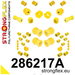 Strongflex Nissan Skyline Polyurethaan rubberset voor voor- en achteras R33 R34 RWD SPORT – 286217A