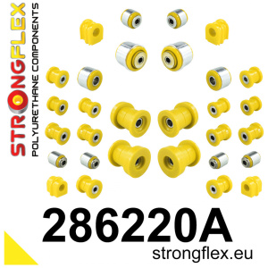 Strongflex Nissan Maxima Polyurethaan rubberset voor- en achteras SPORT – 286220A