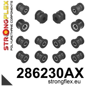 Strongflex Infiniti / Nissan Achterste stabilisatorrubber SPORT ZWART – 281208AX