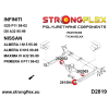 Strongflex Nissan Almera Complete ophangrubberset ZWART – 286235BX