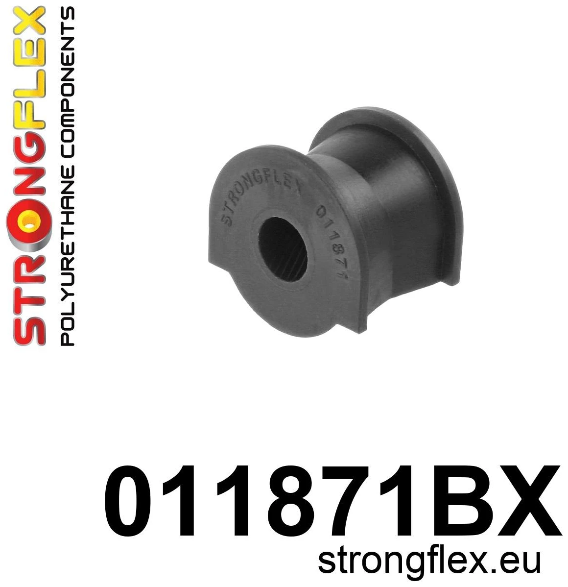 Strongflex Alfa Romeo Achterste stabilisator rubber – 011871BX ZWART 1 Strongflex Alfa Romeo Achterste stabilisator rubber – 011871BX ZWART