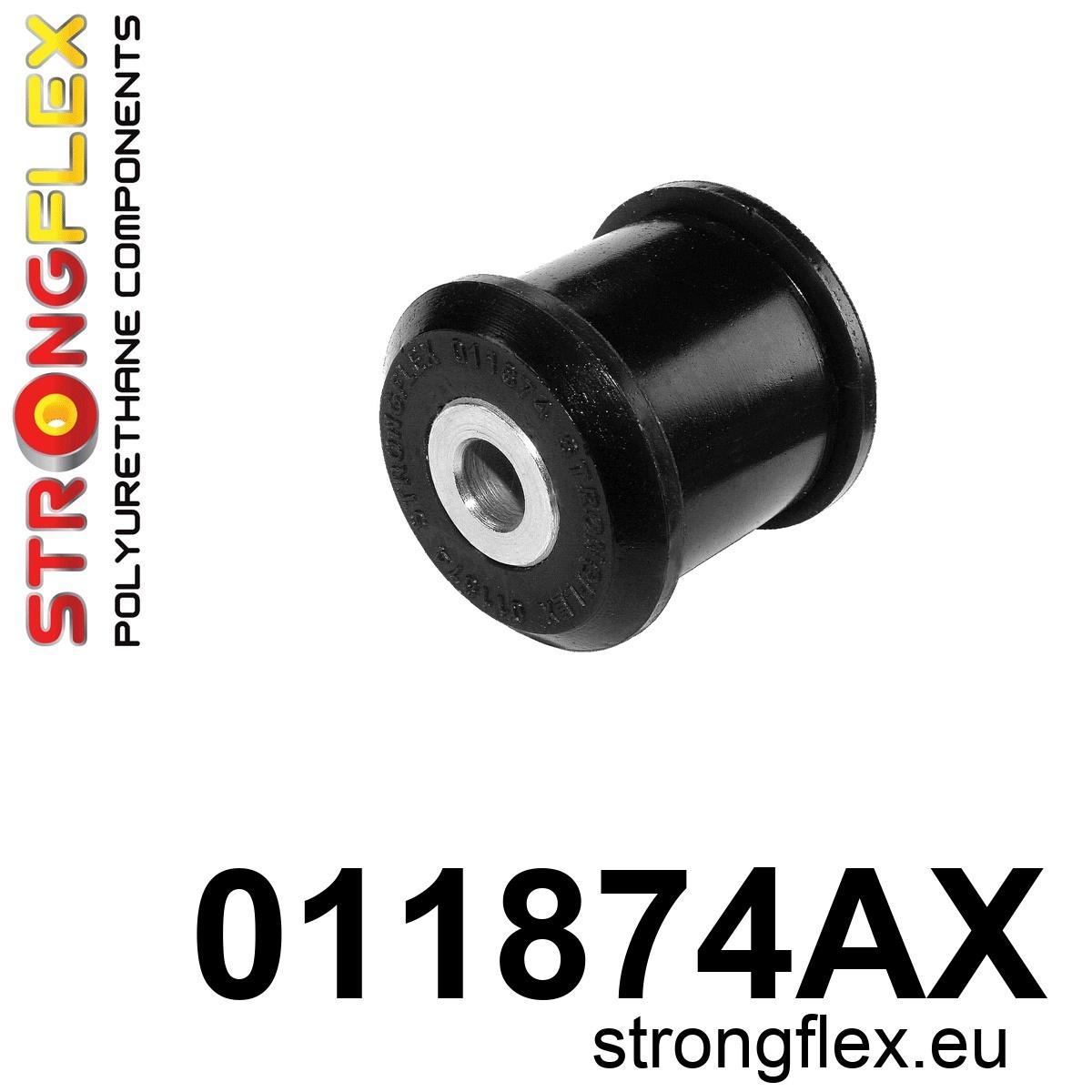 Strongflex Alfa Romeo Achterste naaf - bovenste rubber SPORT – 011874AX ZWART 1 Strongflex Alfa Romeo Achterste naaf - bovenste rubber SPORT – 011874AX ZWART