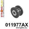 Strongflex Alfa Romeo Achteras bovenste draagarm rubber SPORT – 011977AX ZWART