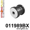 Strongflex Alfa Romeo Achterste differentieel steun - voorste rubber – 011989BX ZWART