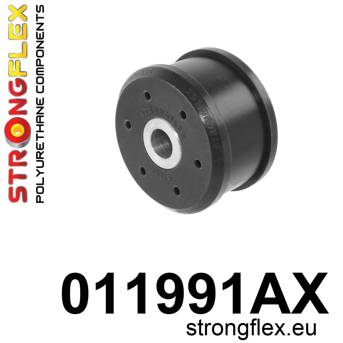 Strongflex Alfa Romeo Achterste differentieel steun - voorste rubber SPORT – 011991AX ZWART 1 Strongflex Alfa Romeo Achterste differentieel steun - voorste rubber SPORT – 011991AX ZWART